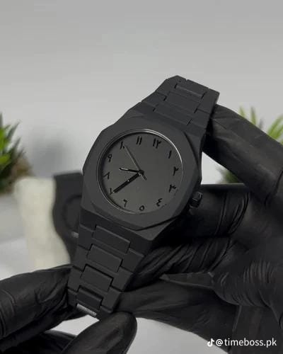 Arabic Aura Black Dial Watch